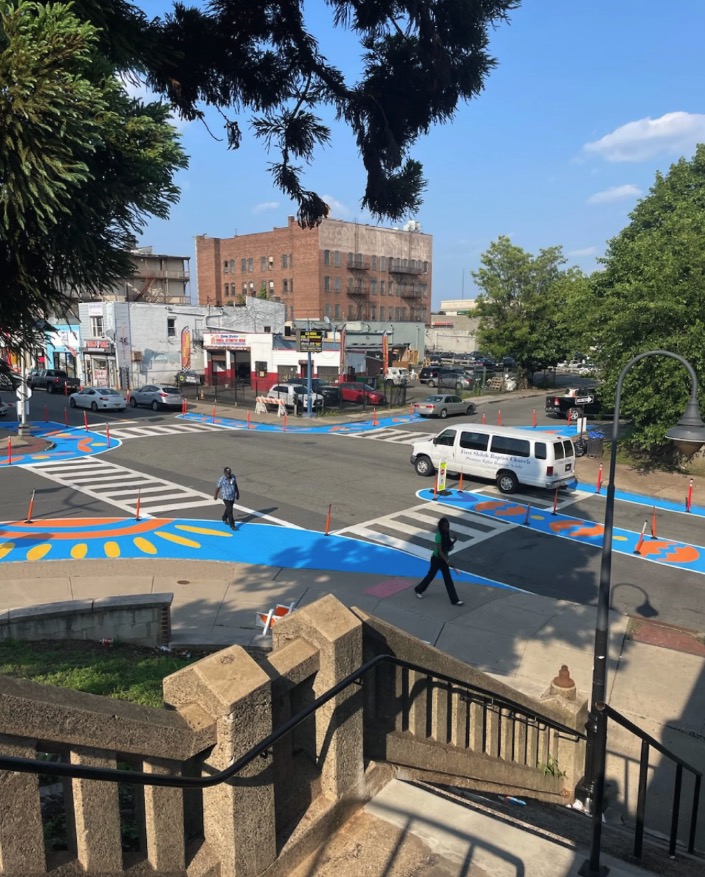 S. Essex Ave. intersection mural, Orange, NJ