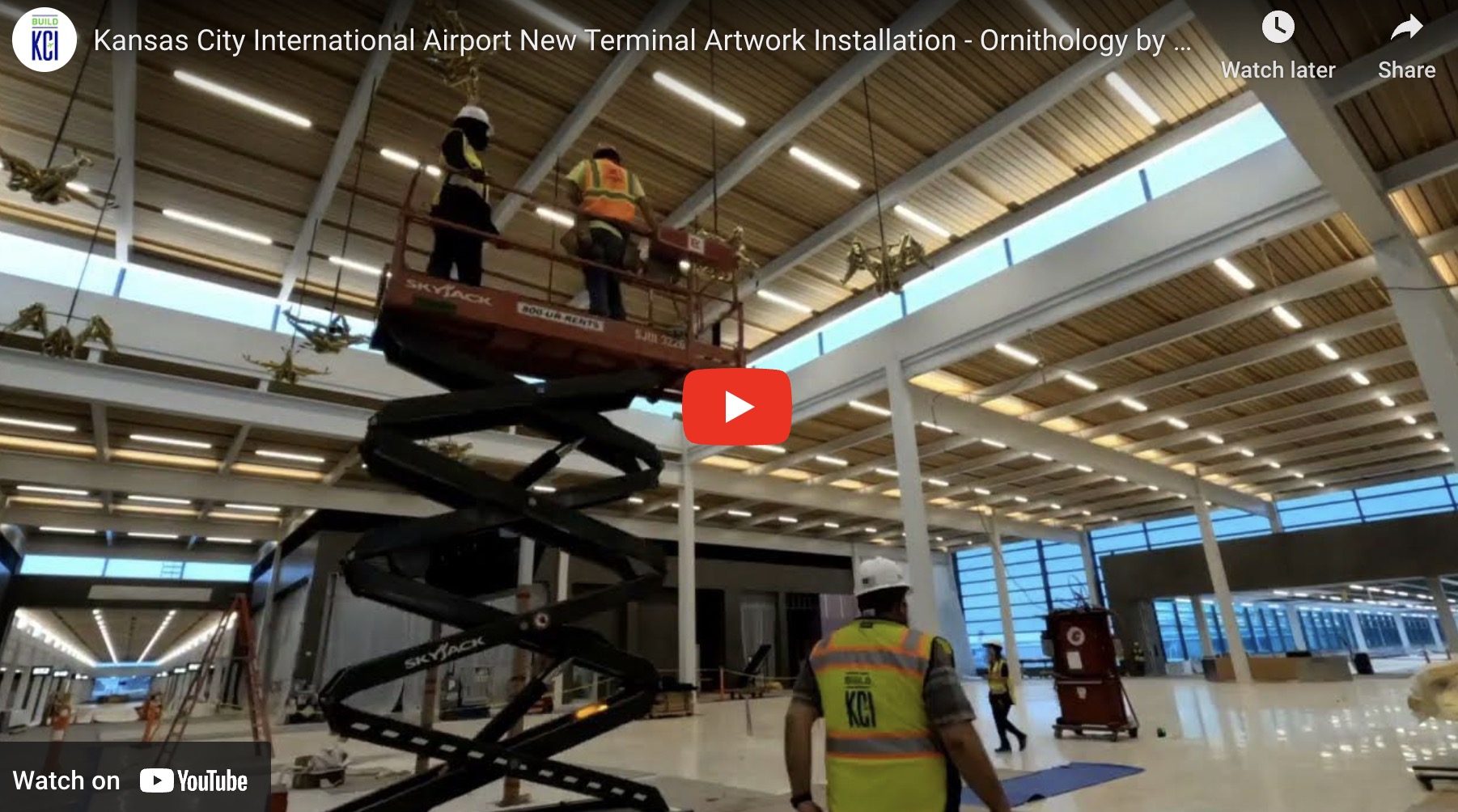 Kansas City International Airport — Ornithology installation video still